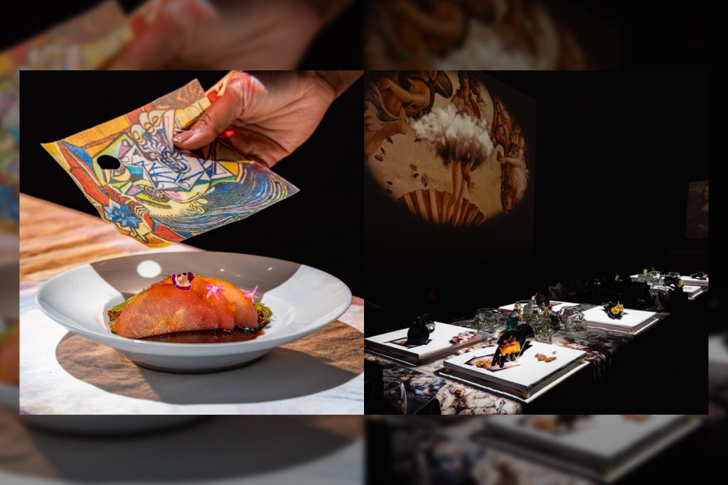 fine diningr restaurant in ubud "seven paintings"