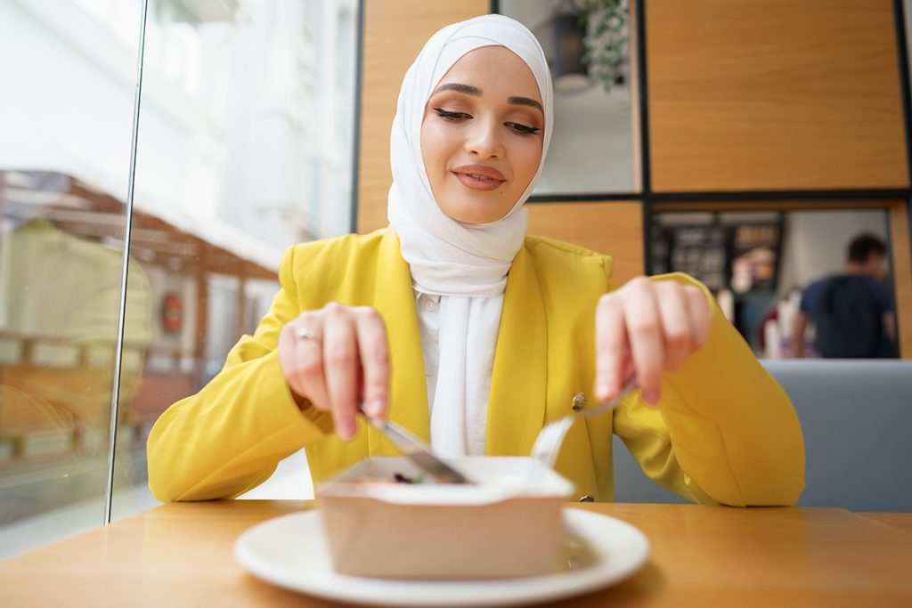 hijab outfit for fine dining