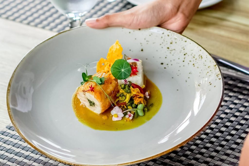 fine dining at The Grill Luxe